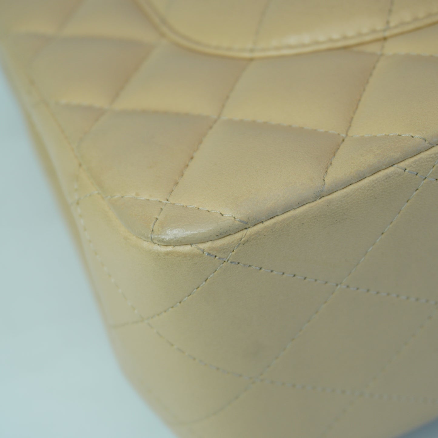 Chanel Classic Flap Bag GHW Medium Beige