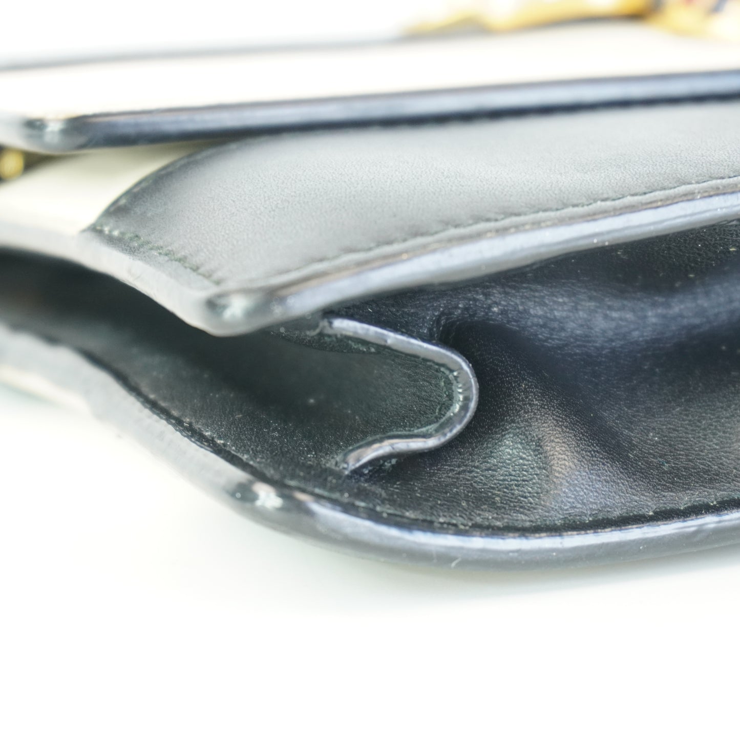 Gucci Queen Margaret Leather Wallet GHW Small