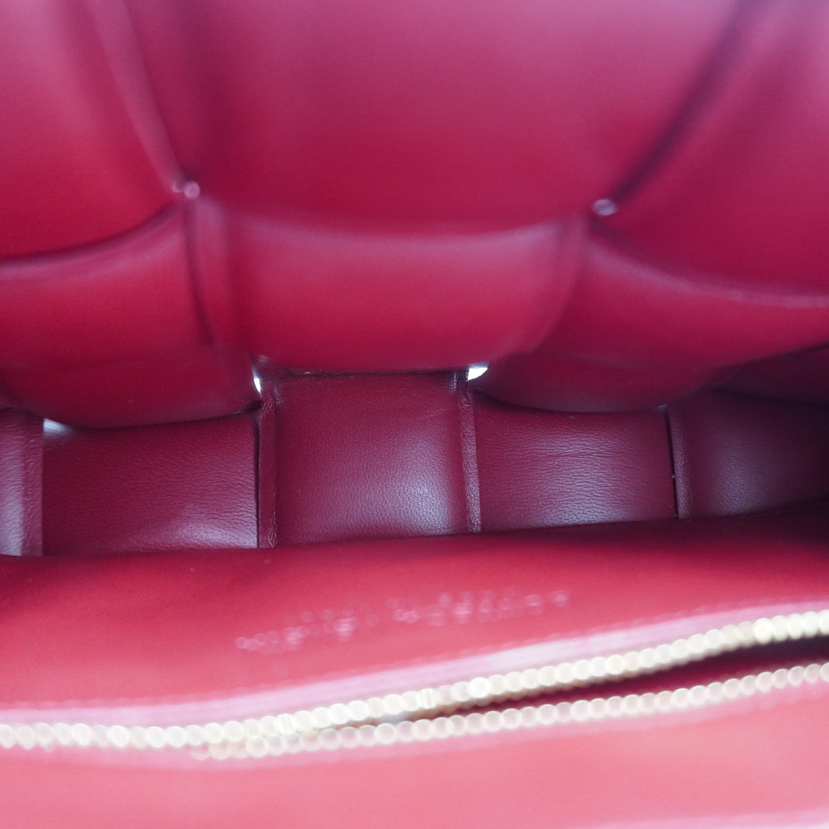 Bottega Veneta	Padded Cassette Bag Red Small GHW