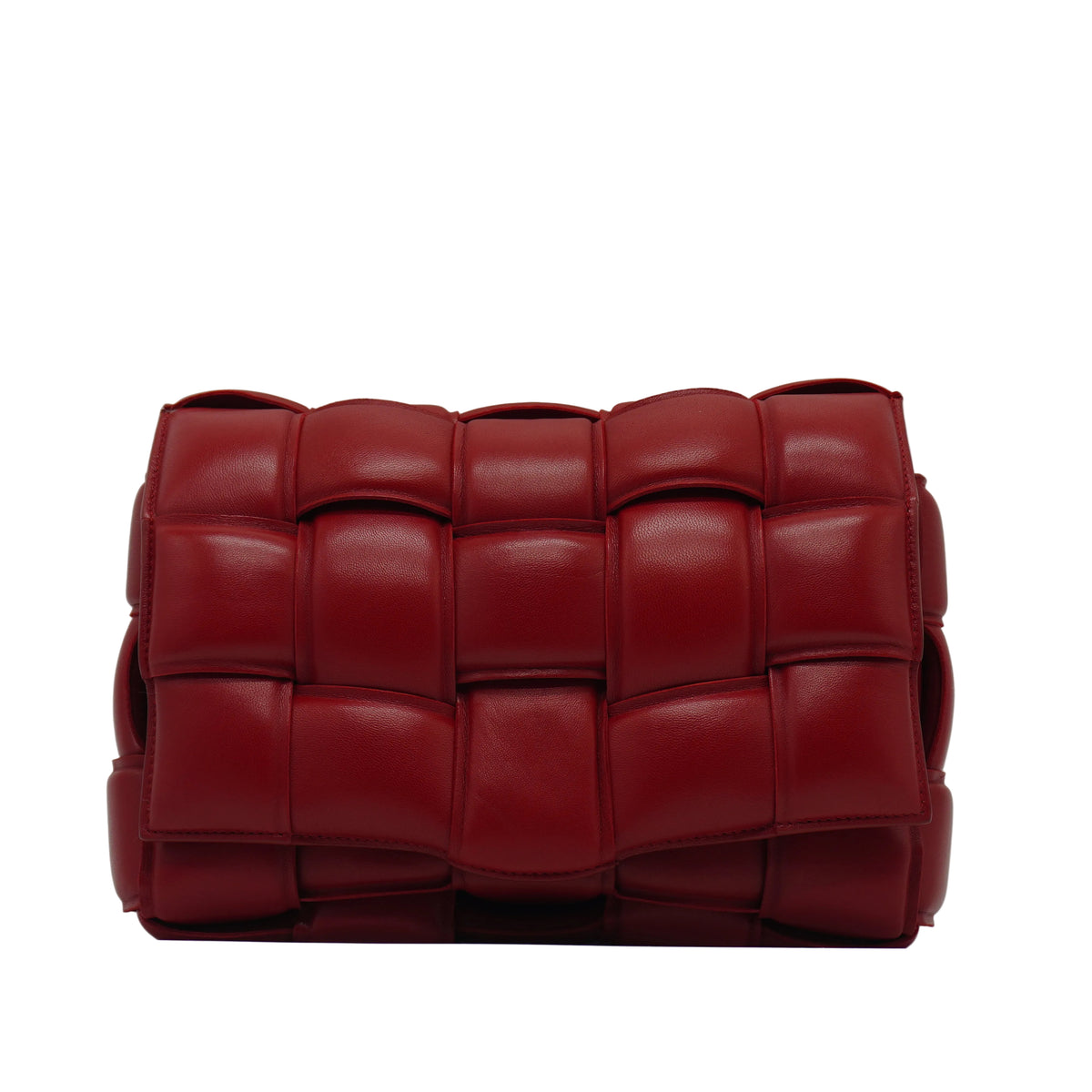 Bottega Veneta	Padded Cassette Bag Red Small GHW