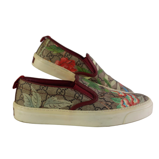 Gucci GG Supreme "Tian" Slip-On Sneakers Size 37