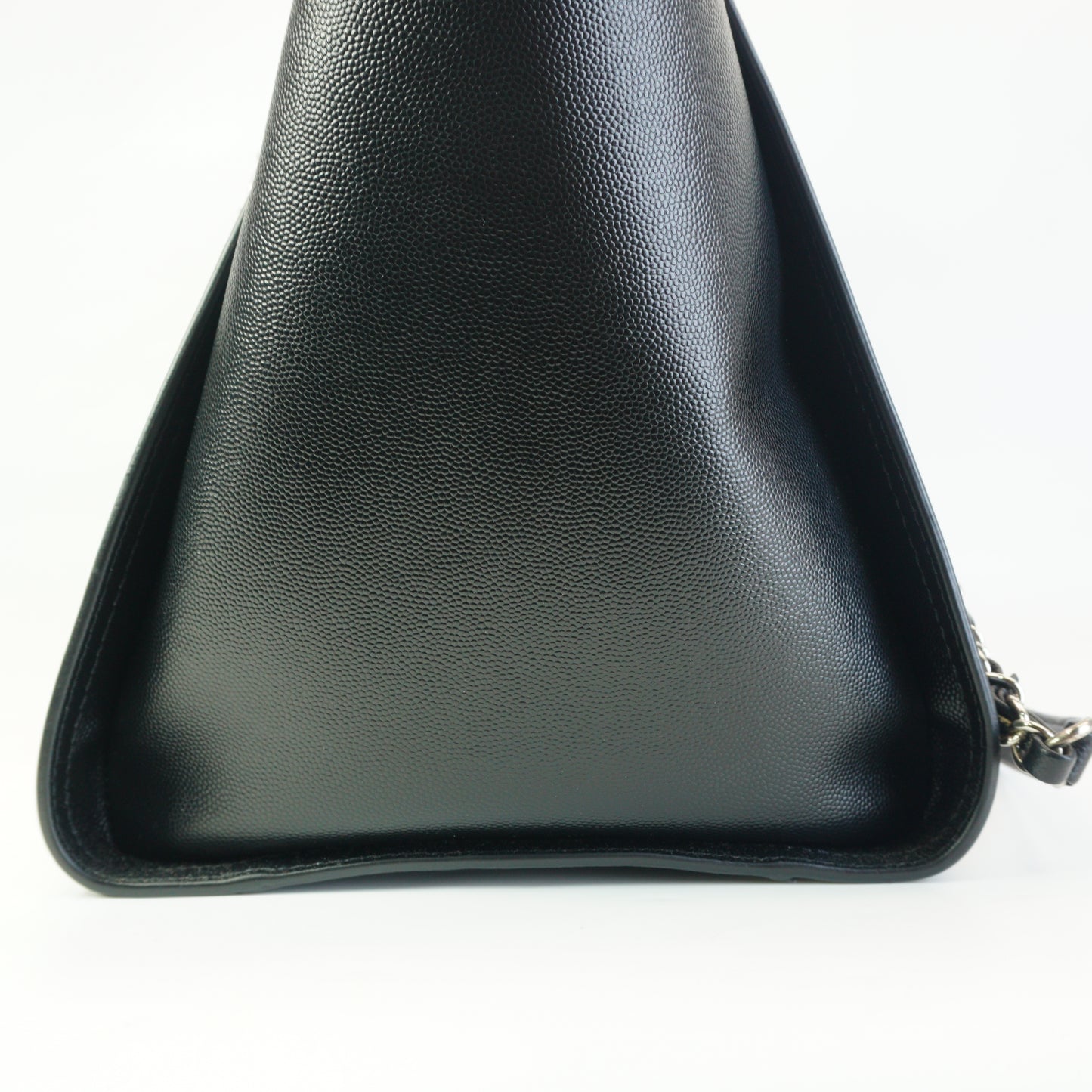 Chanel Deauville Tote Black SHW Large