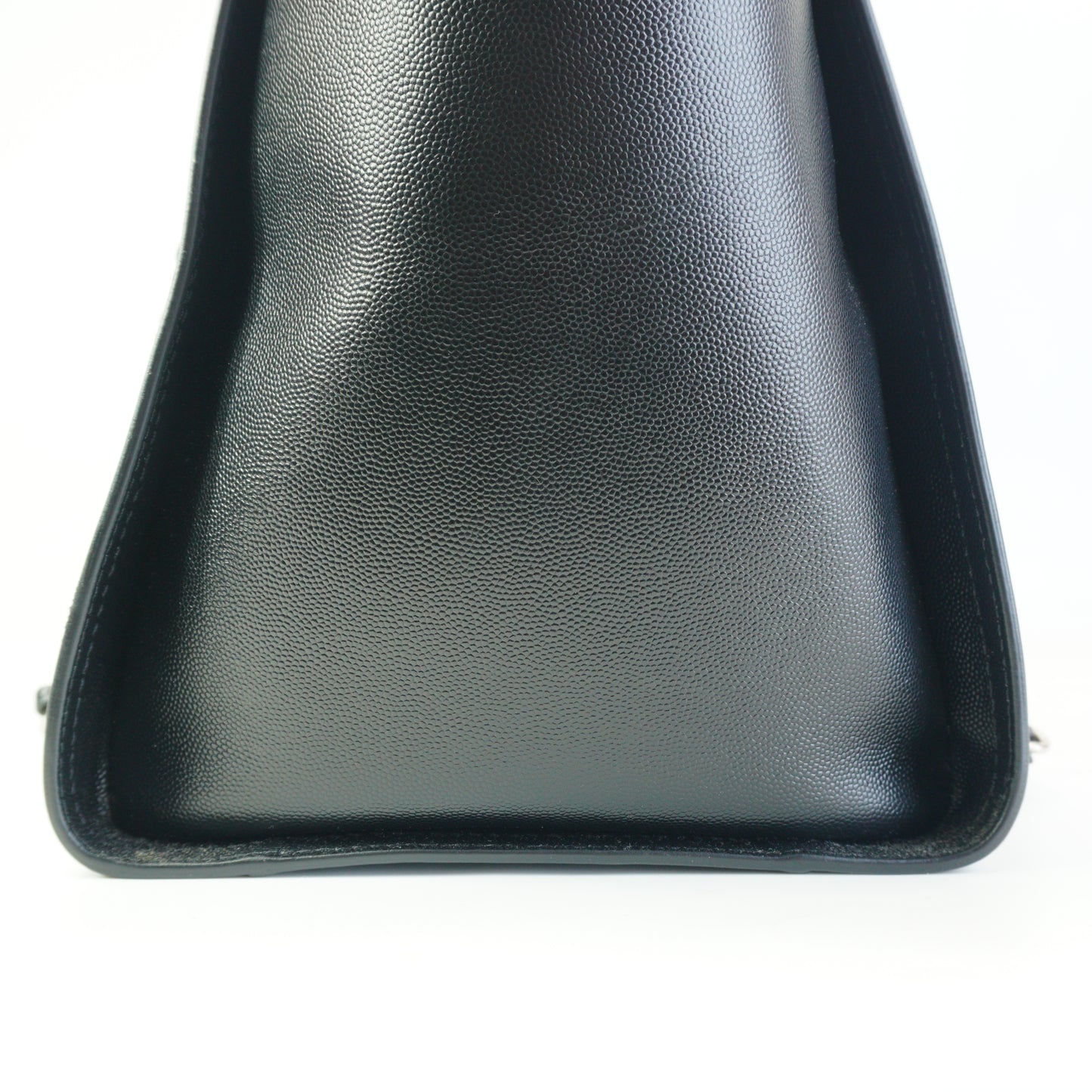 Chanel Deauville Tote Black SHW Large