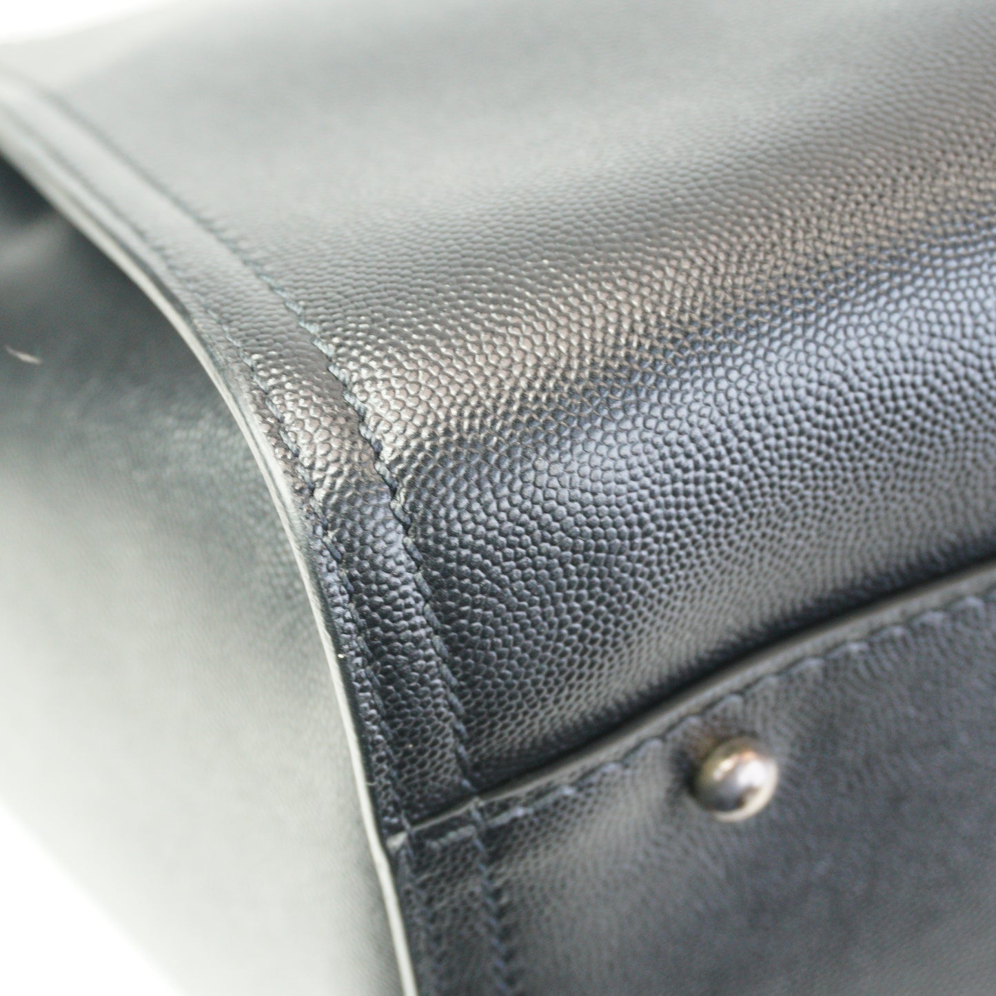 Chanel Deauville Tote Black SHW Large