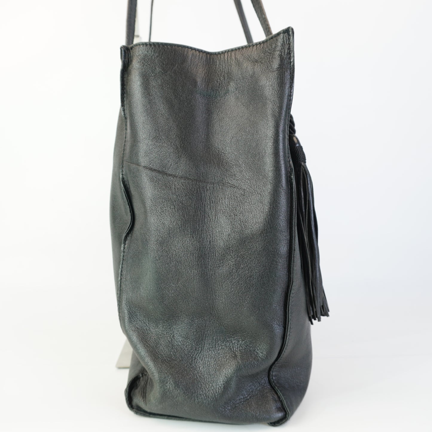 Prada Vintage Soft Leather Shopping Tote Bag BHW Medium