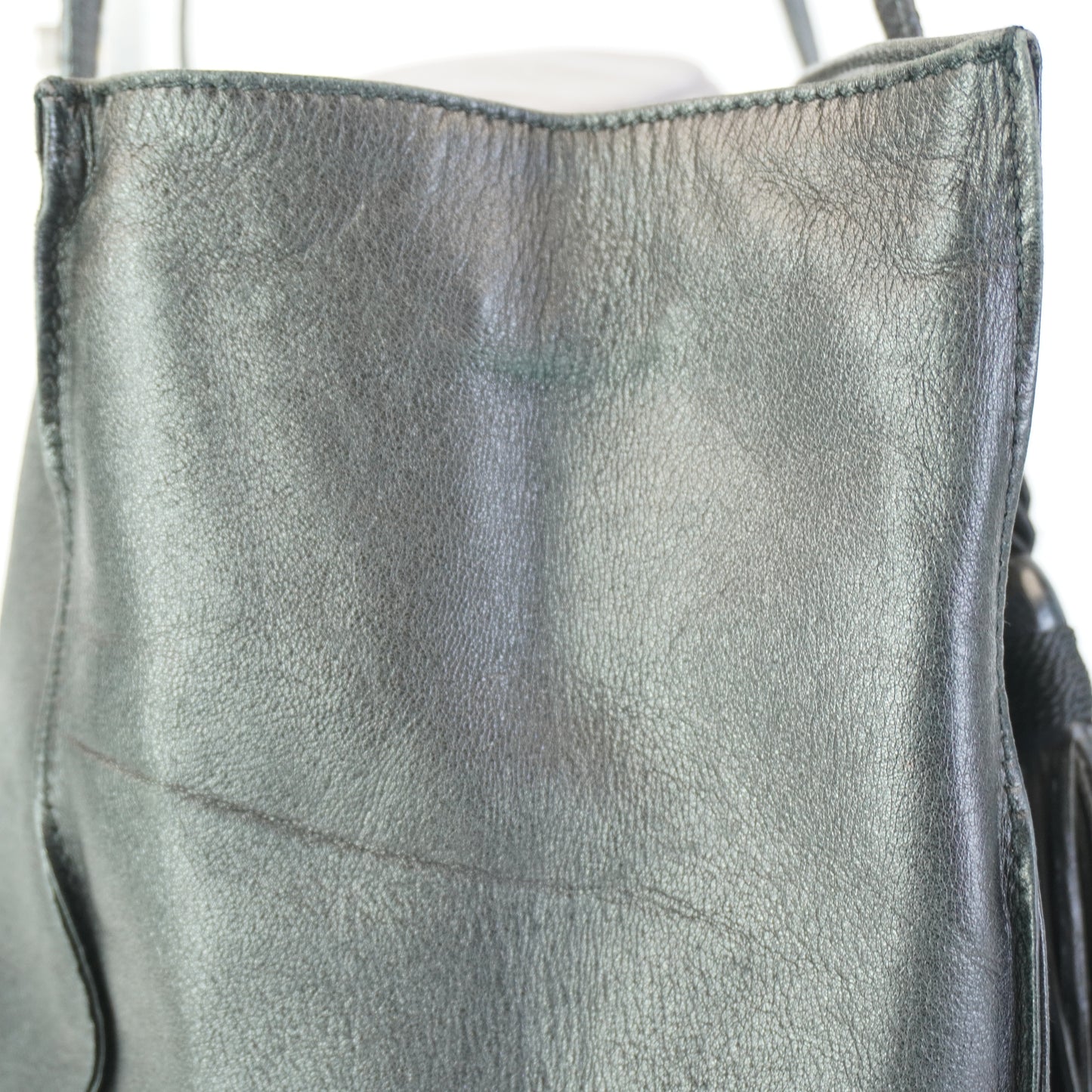 Prada Vintage Soft Leather Shopping Tote Bag BHW Medium