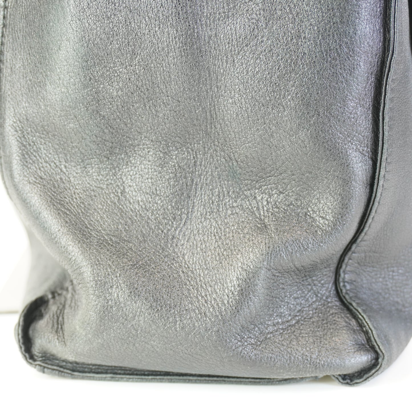 Prada Vintage Soft Leather Shopping Tote Bag BHW Medium