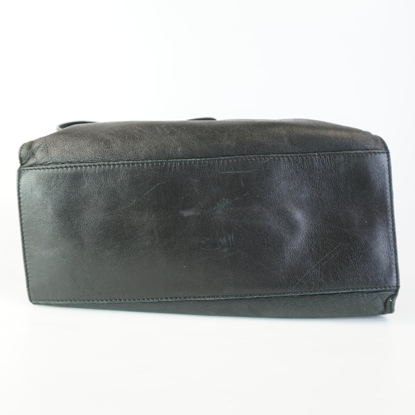 Prada Vintage Soft Leather Shopping Tote Bag BHW Medium