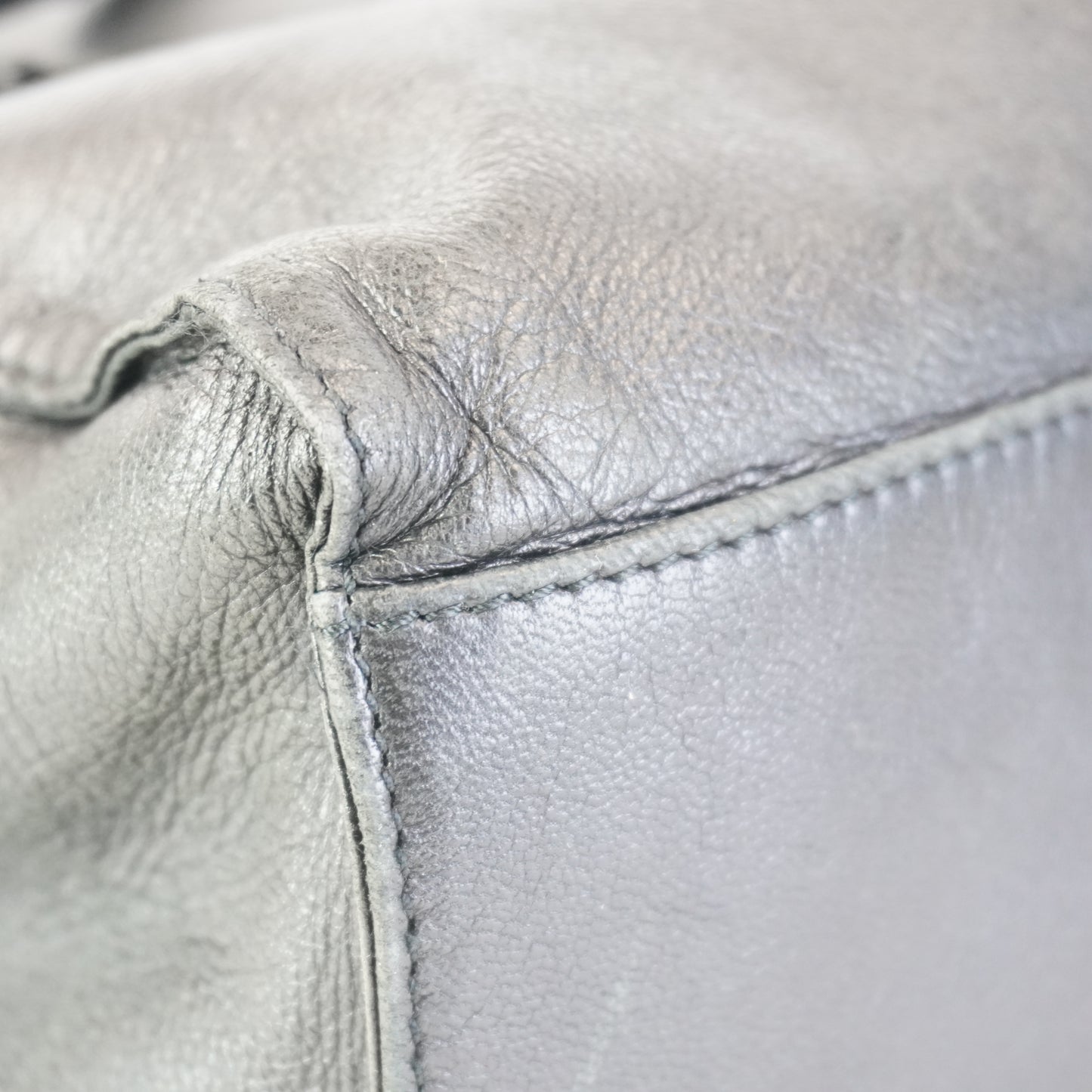 Prada Vintage Soft Leather Shopping Tote Bag BHW Medium