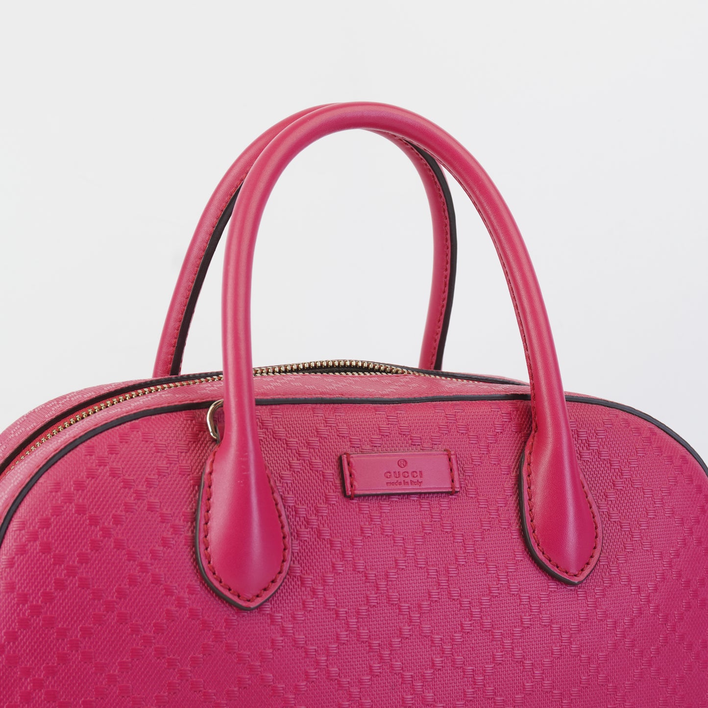 Gucci Bright Diamante Top Handle Pink