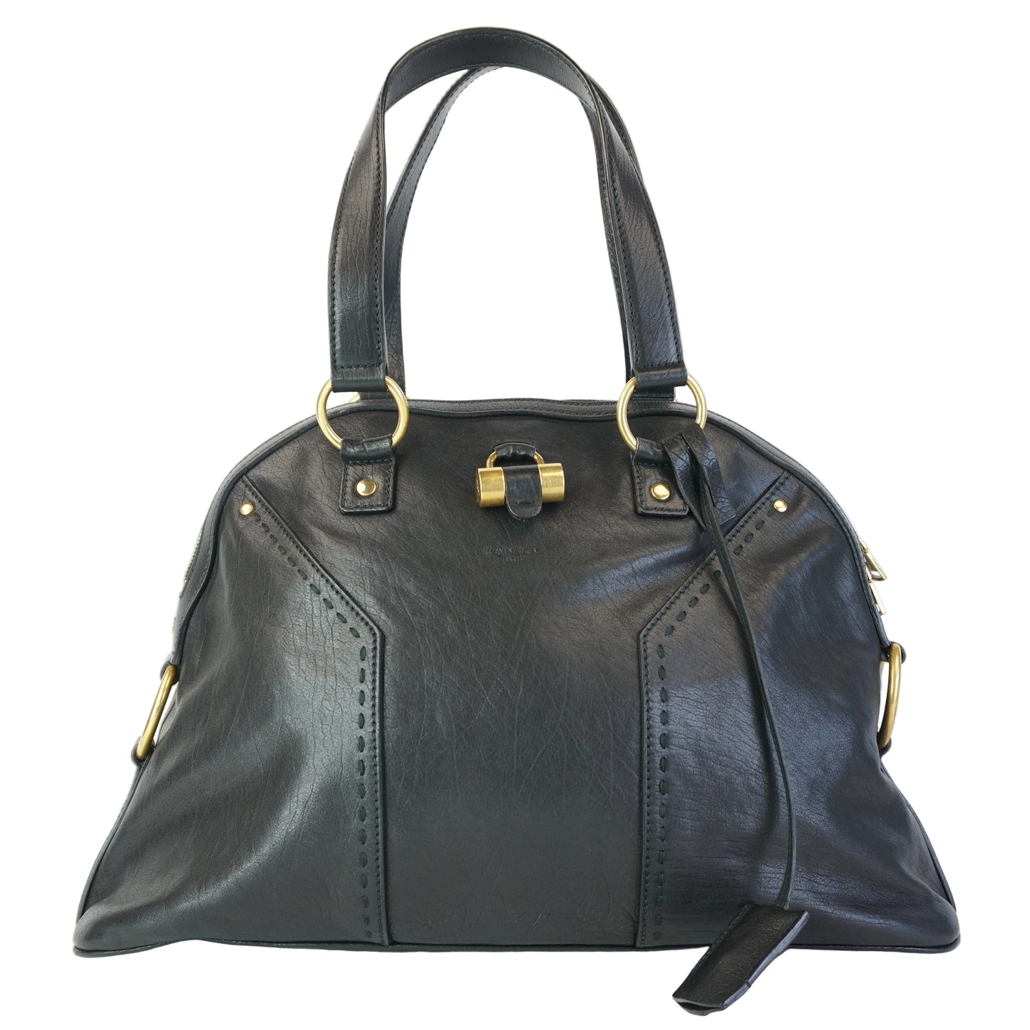YSL	 Yves Muse Bag Black GHW Medium