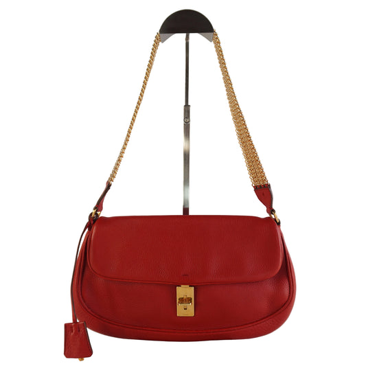Prada Red Leather Bag