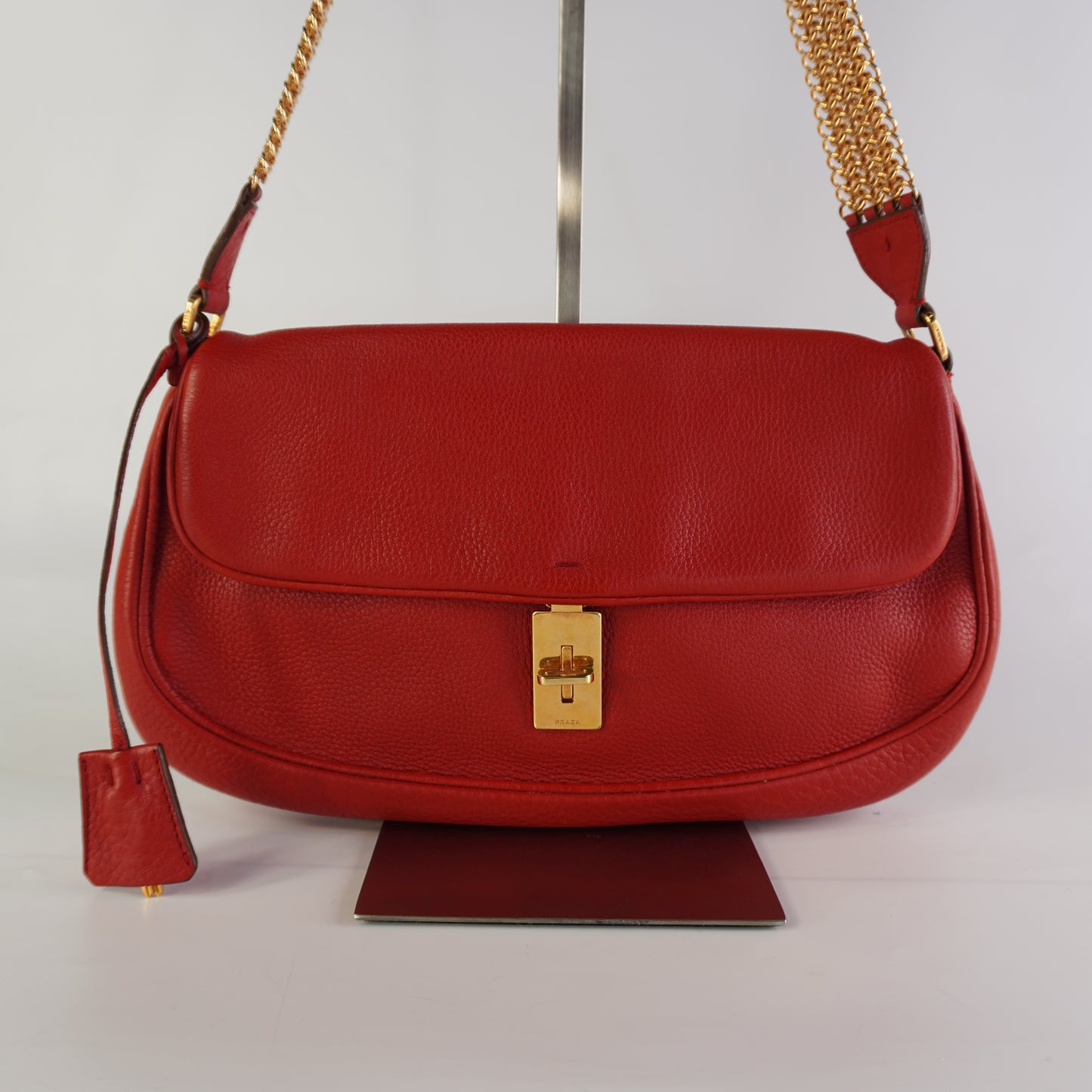 Prada Red Leather Bag
