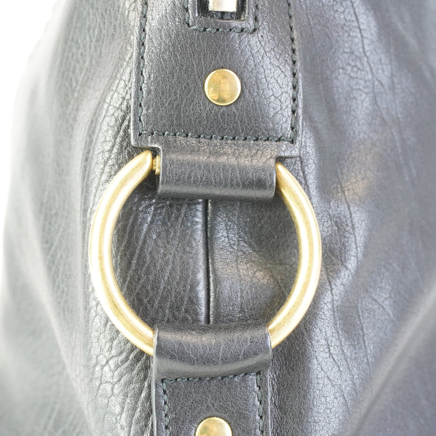YSL	 Yves Muse Bag Black GHW Medium
