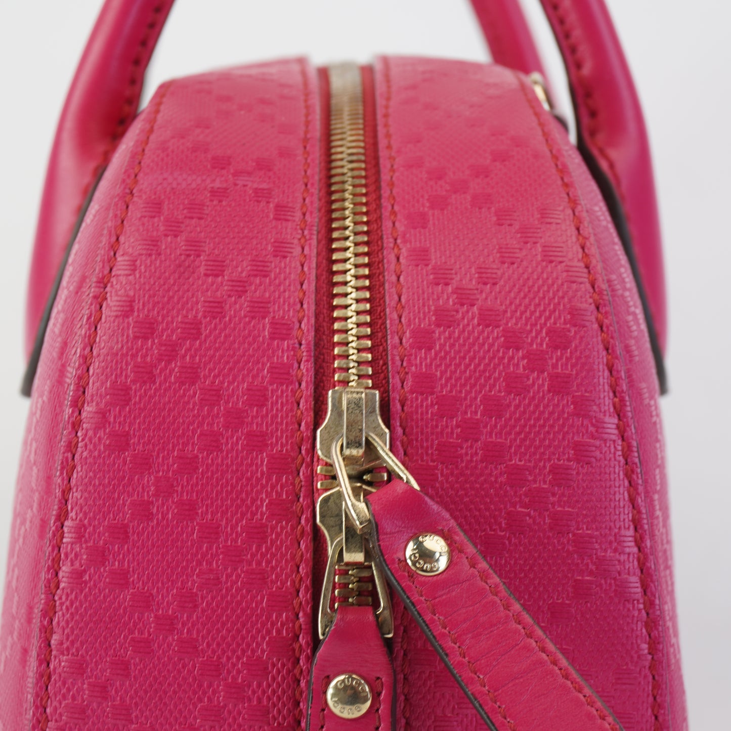 Gucci Bright Diamante Top Handle Pink