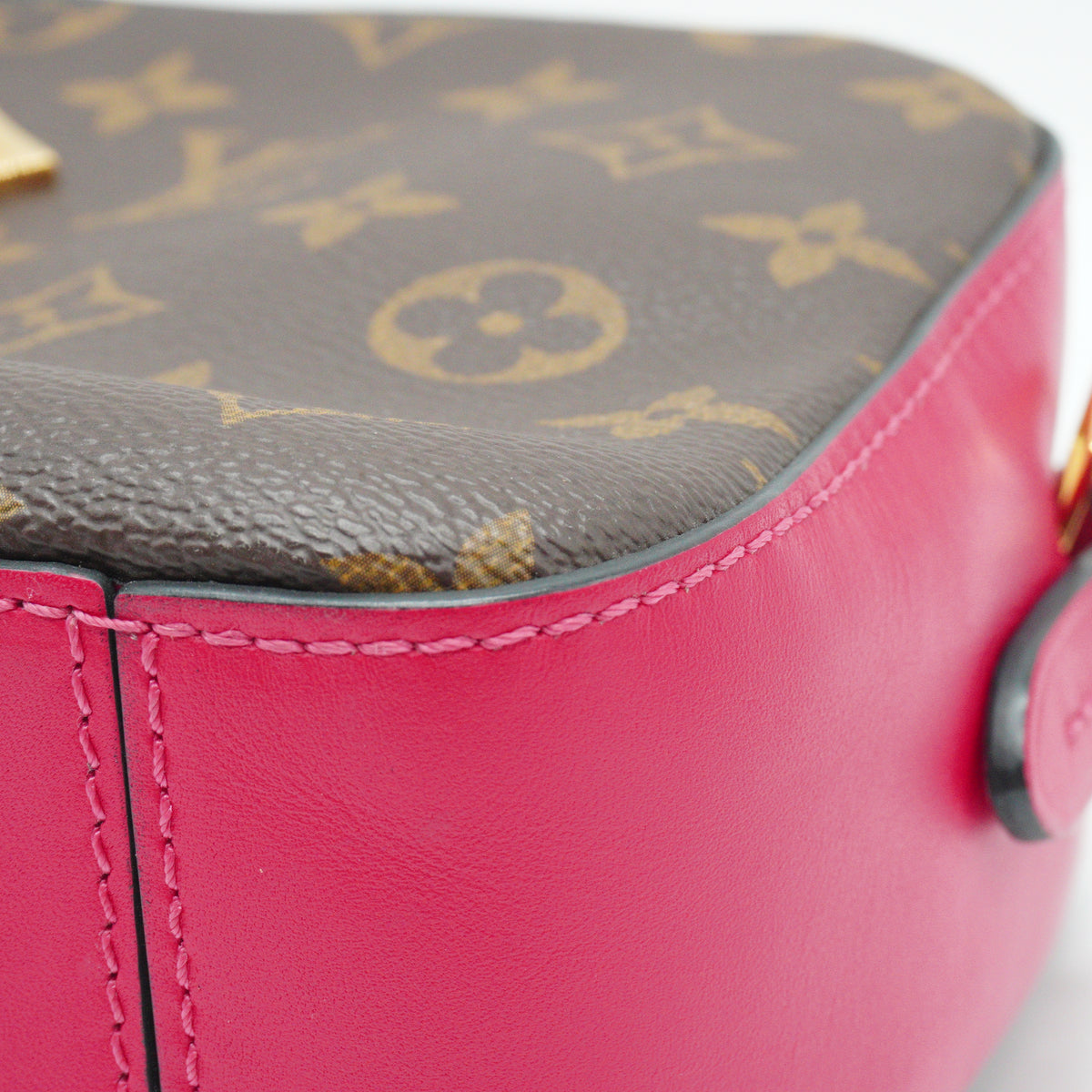 Louis Vuitton Saintonge Monogram Crossbody Bag GHW Small