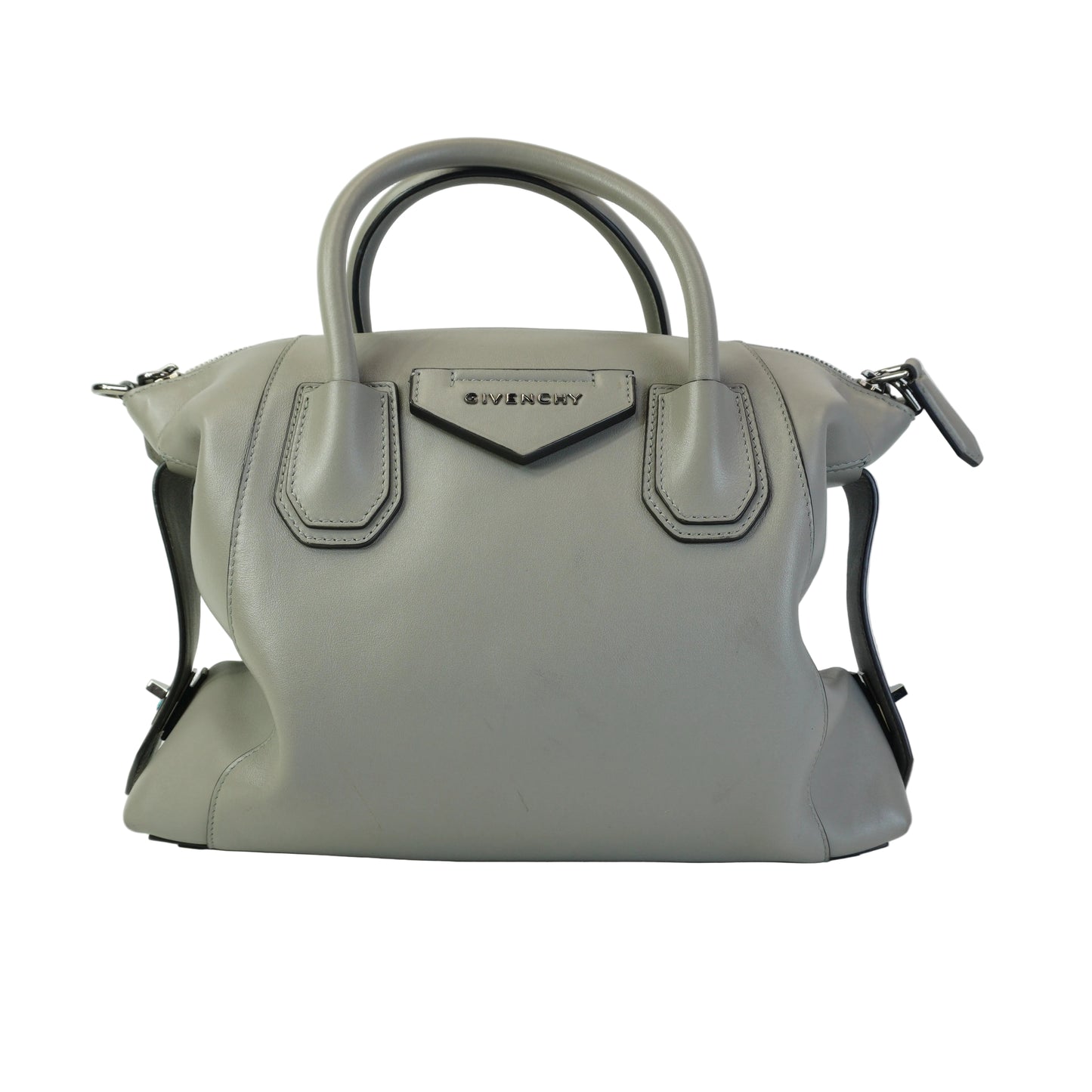 Givenchy Antigona Soft Bag Gray Medium SHW
