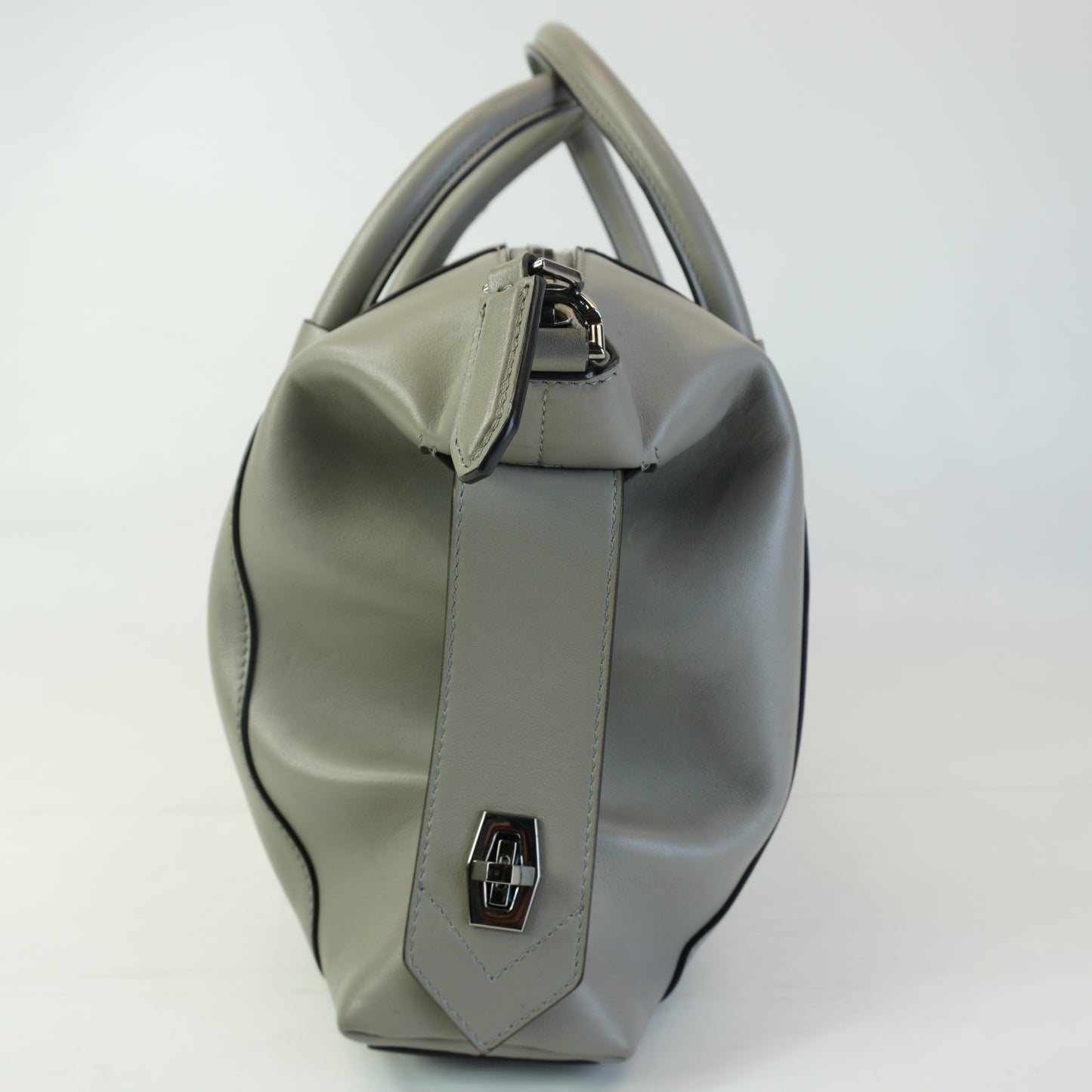 Givenchy Antigona Soft Bag Gray Medium SHW