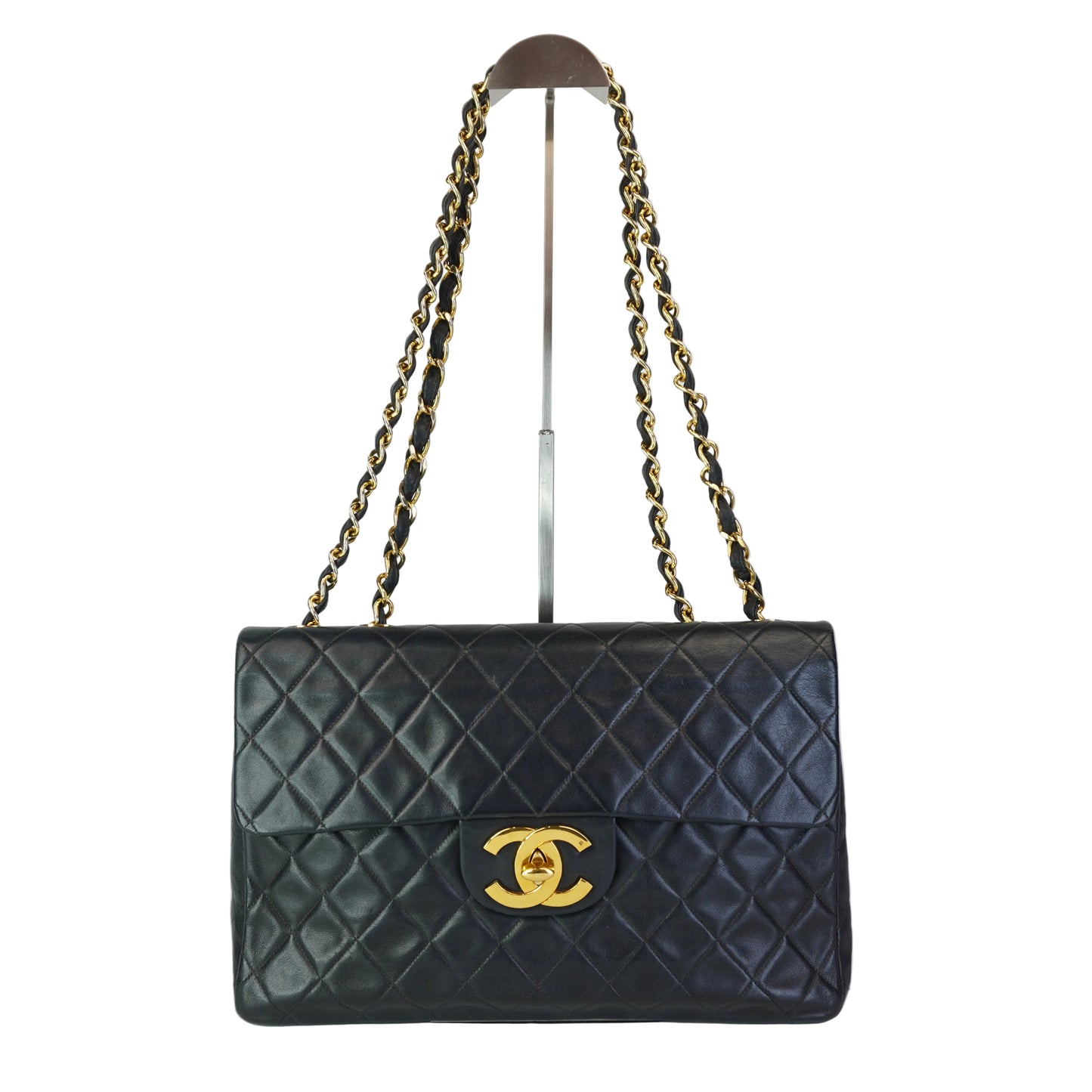 Chanel Classic Maxi Jumbo Flap Bag GHW Large