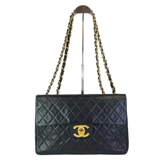 Chanel Classic Maxi Jumbo Flap Bag GHW Large