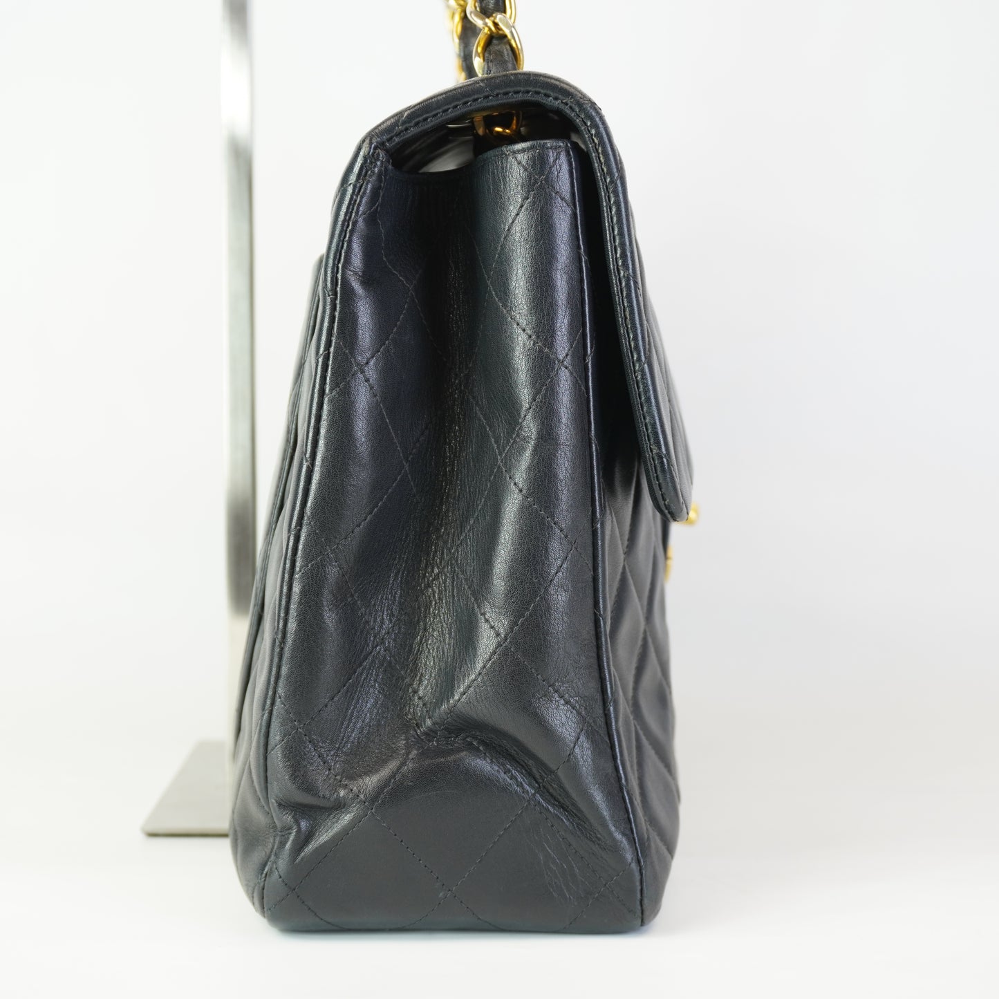 Chanel Classic Maxi Jumbo Flap Bag GHW Large