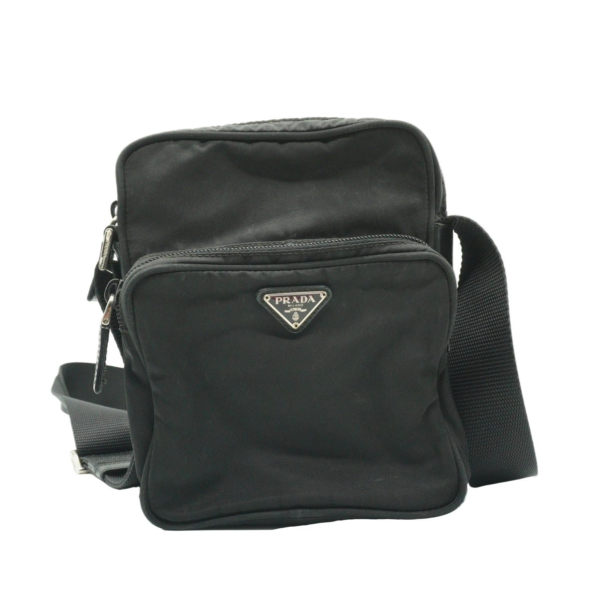 Prada Crossbody Bag Small Nylon Black