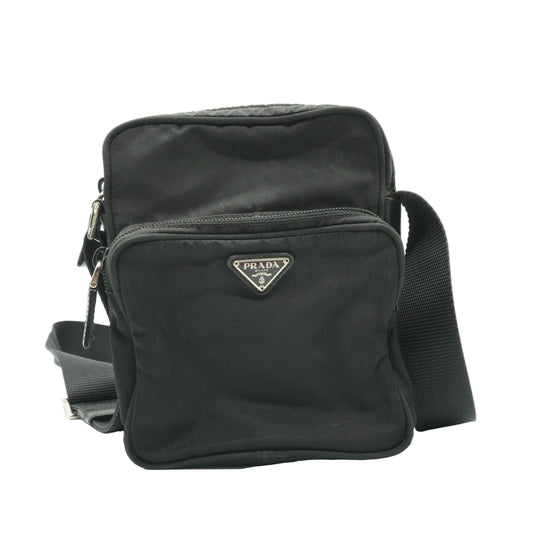 Prada Crossbody Bag Small Nylon Black