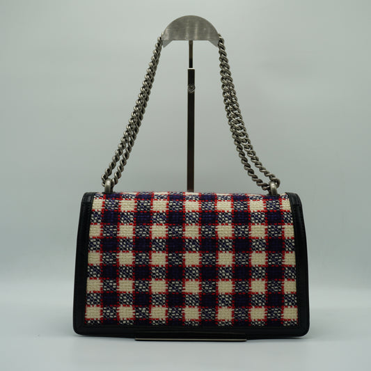 Gucci	Dionysus Tweed Check Shoulder Bag SHW