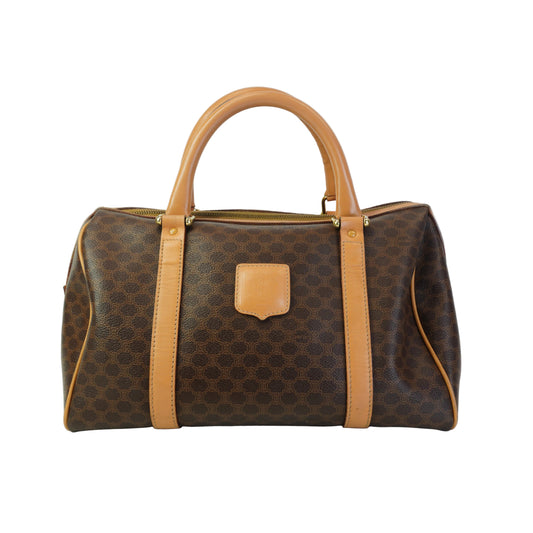 Celine Macadam Boston Bag  Medium GHW
