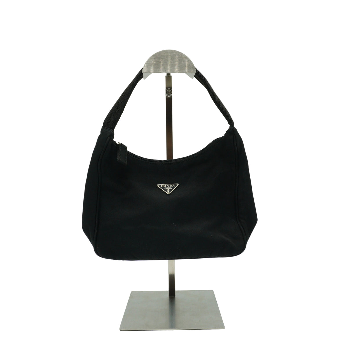 Prada Mini Hobo Shoulder Bag SHW Small