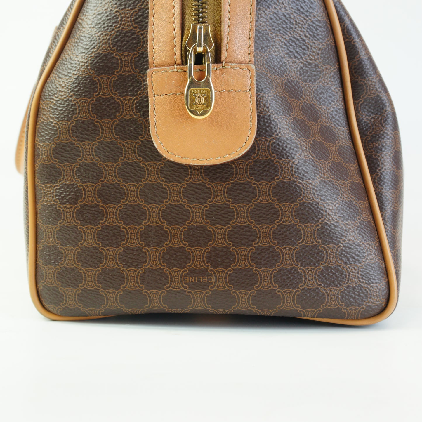 Celine Macadam Boston Bag  Medium GHW