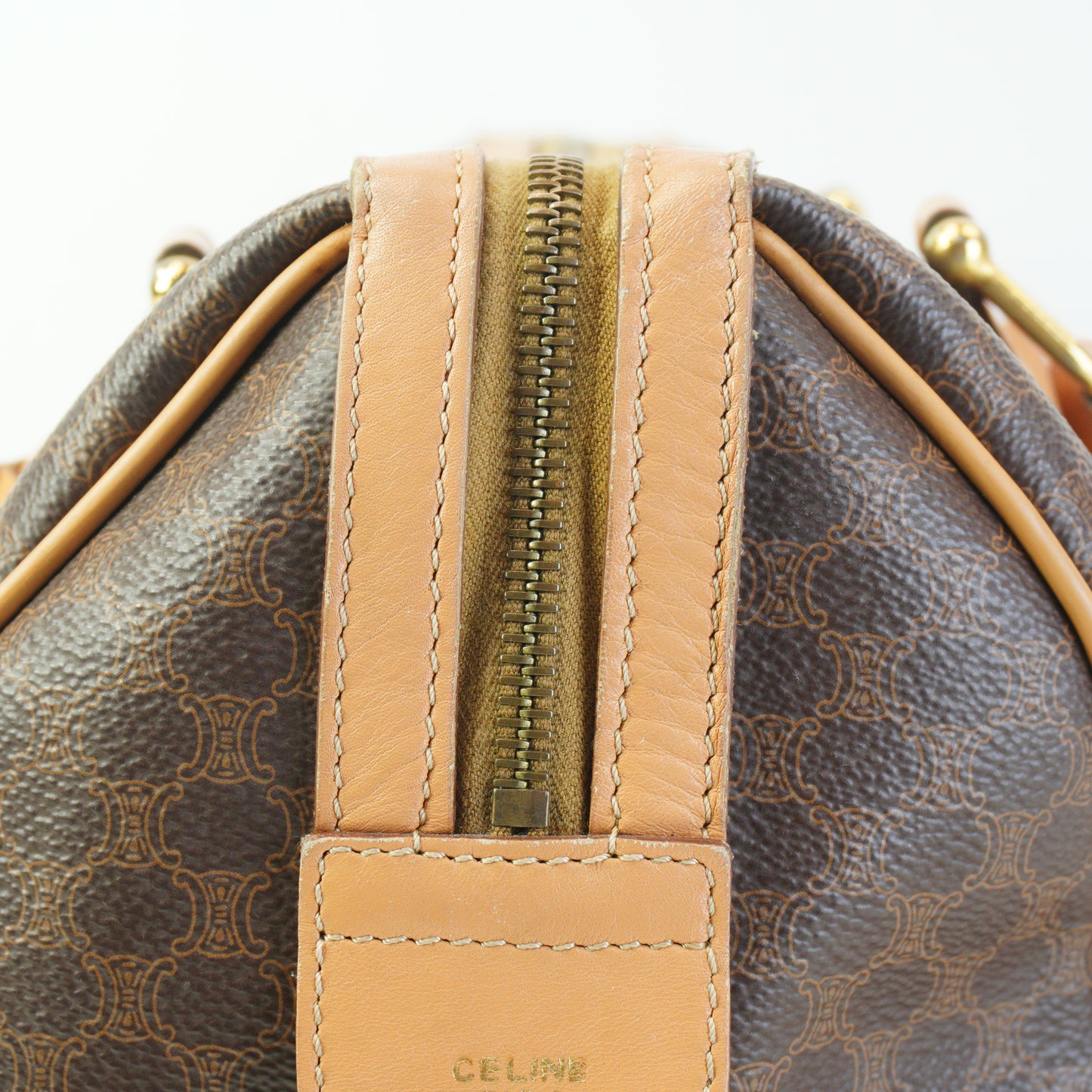 Celine Macadam Boston Bag  Medium GHW