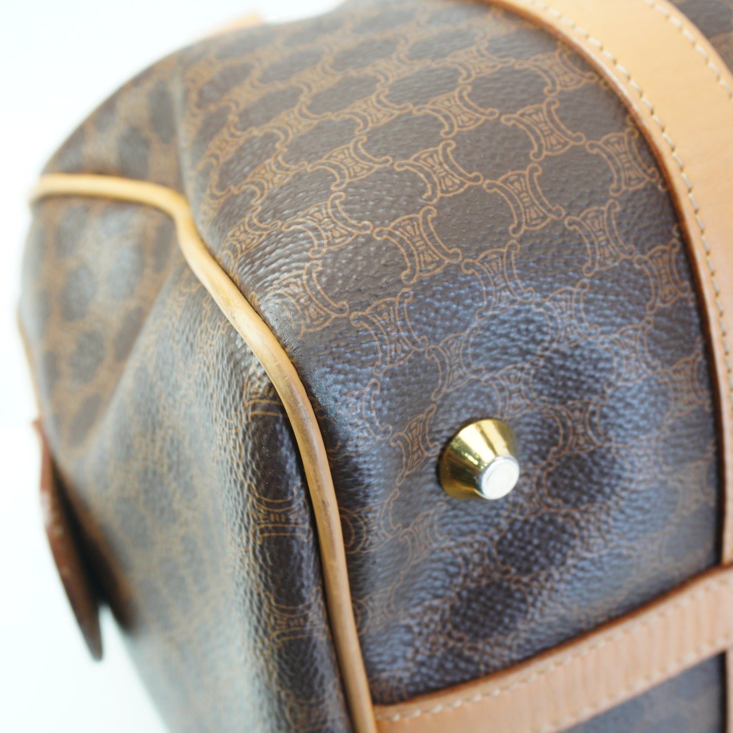 Celine Macadam Boston Bag  Medium GHW