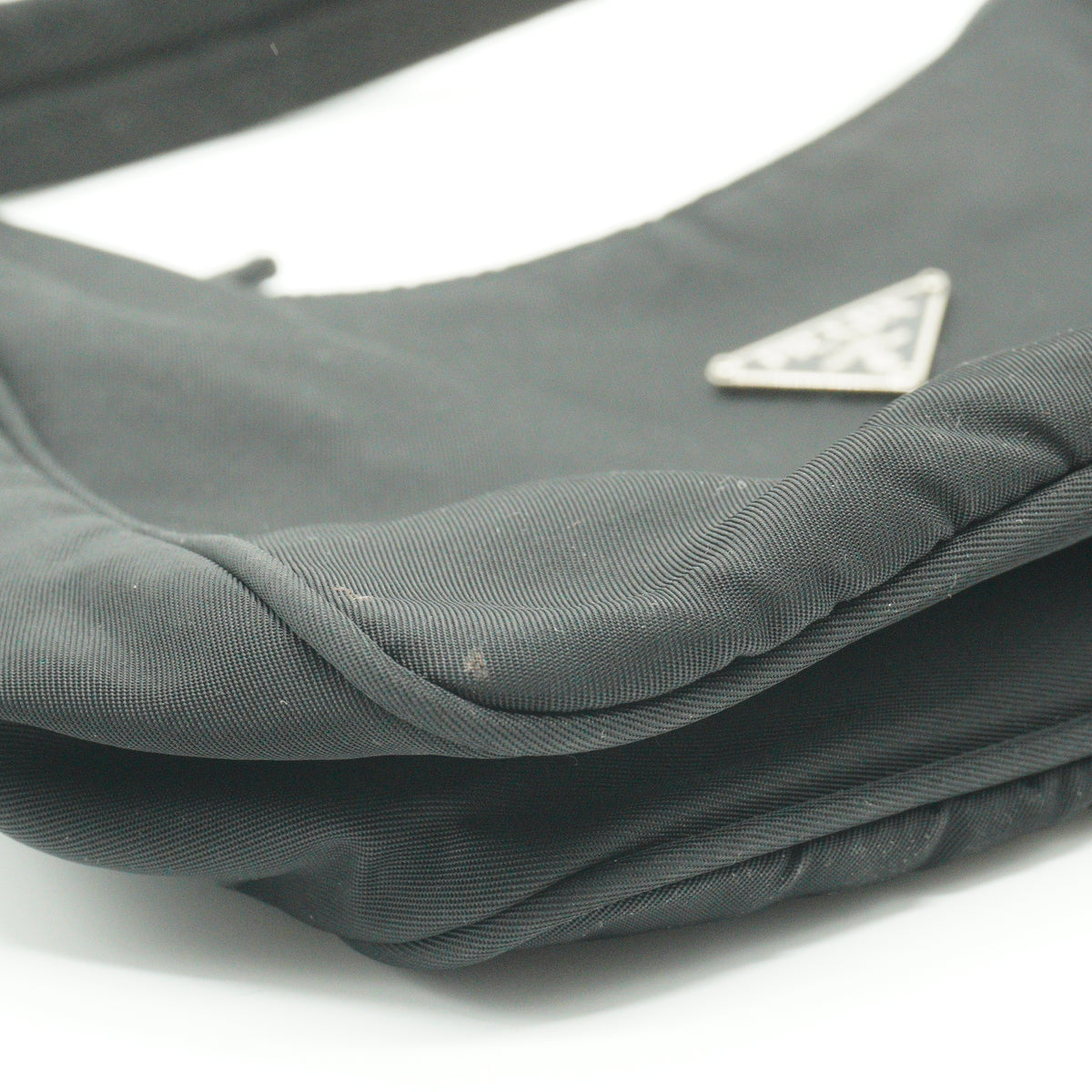 Prada Mini Hobo Shoulder Bag SHW Small