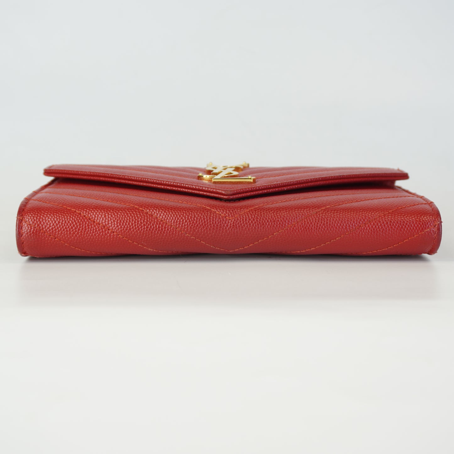 YSL	Cassandra Large Flap Wallet GHW