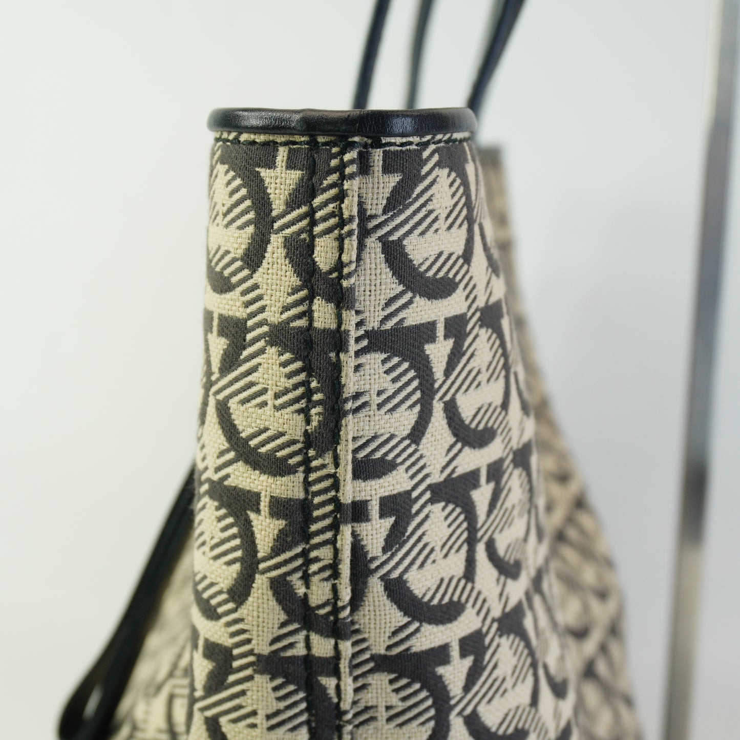 Salvatore Ferregamo  Studio Gancini Tote Medium GHW