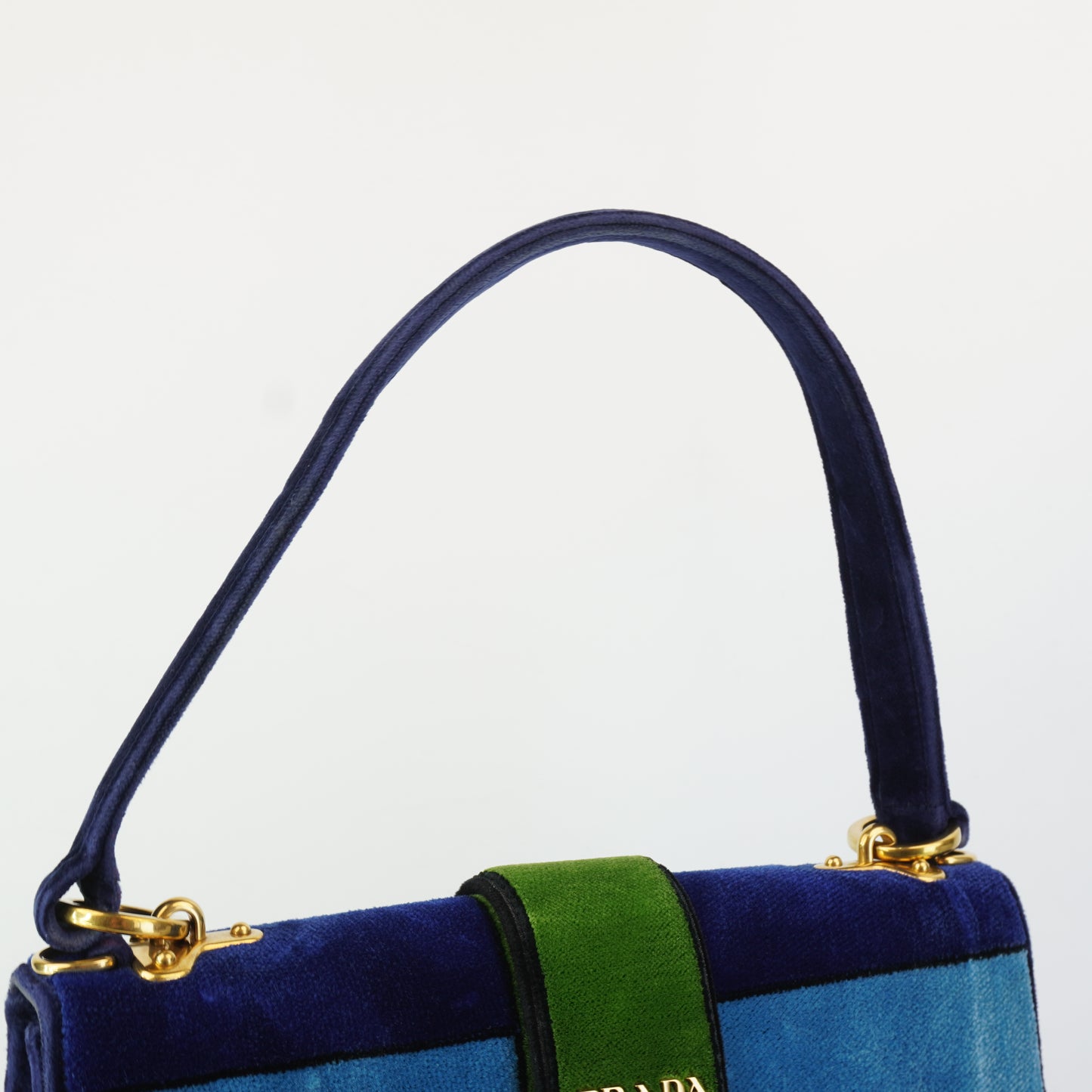 Prada	Azzurro Velvet Trompe Loeil Cahier