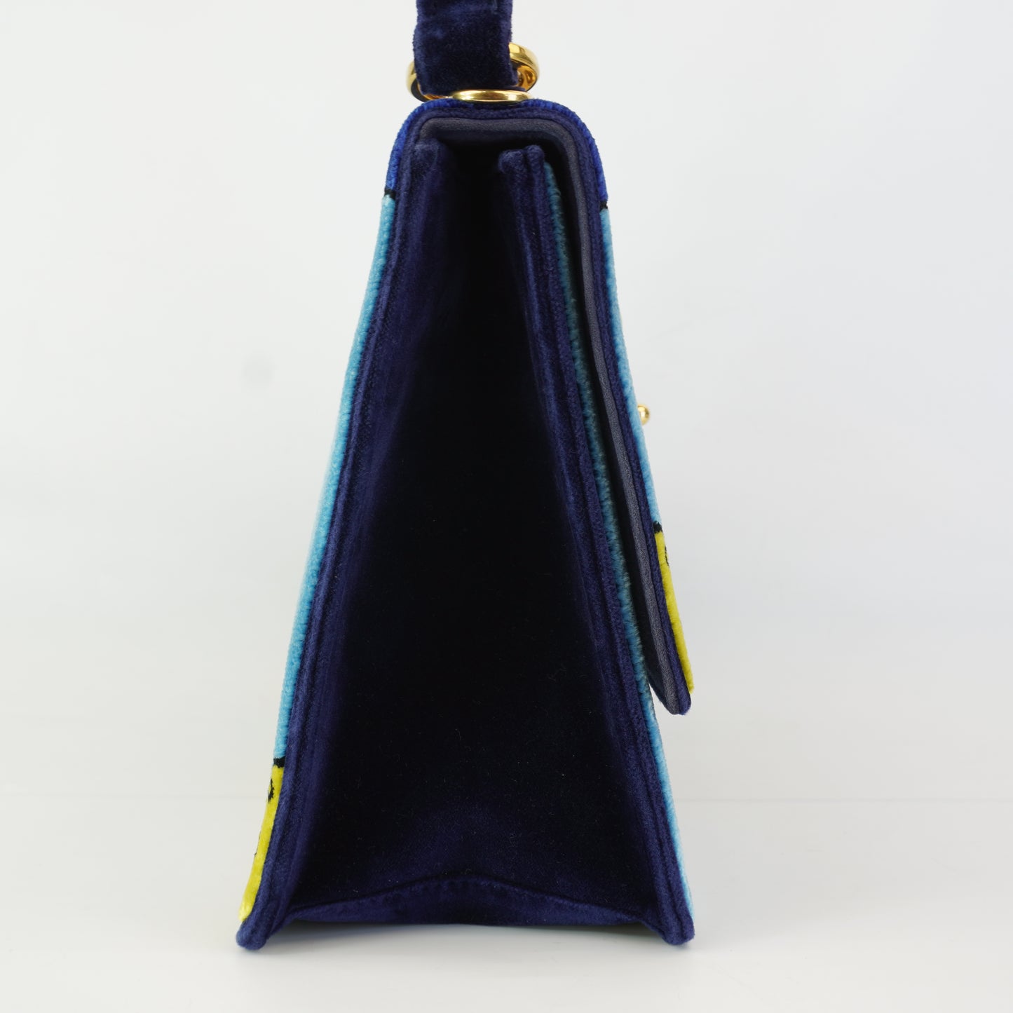 Prada	Azzurro Velvet Trompe Loeil Cahier