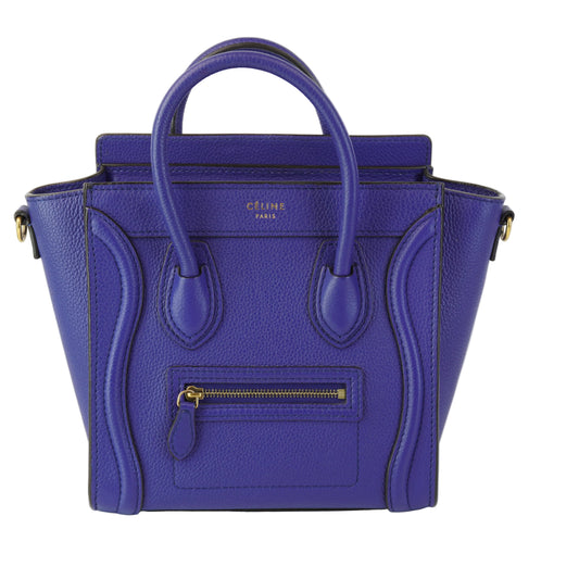 Celine Luggage Blue