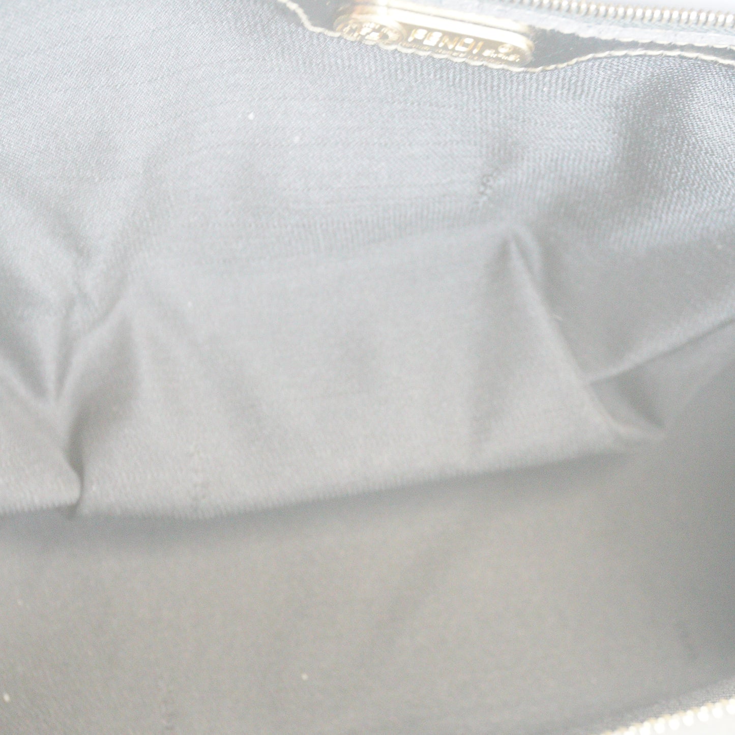 Fendi Vintage Pequin Mini Boston Bag Black  Medium GHW