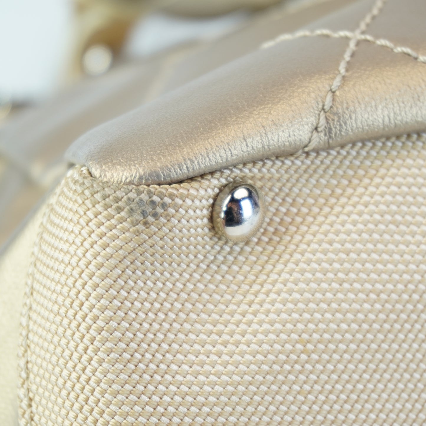 Chanel Paris Biatrrits Tote Bag SHW Medium