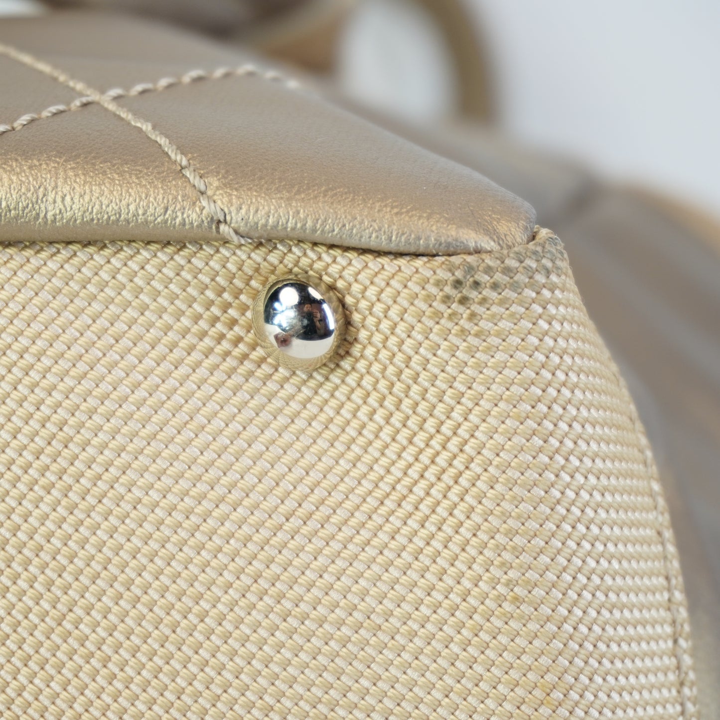 Chanel Paris Biatrrits Tote Bag SHW Medium