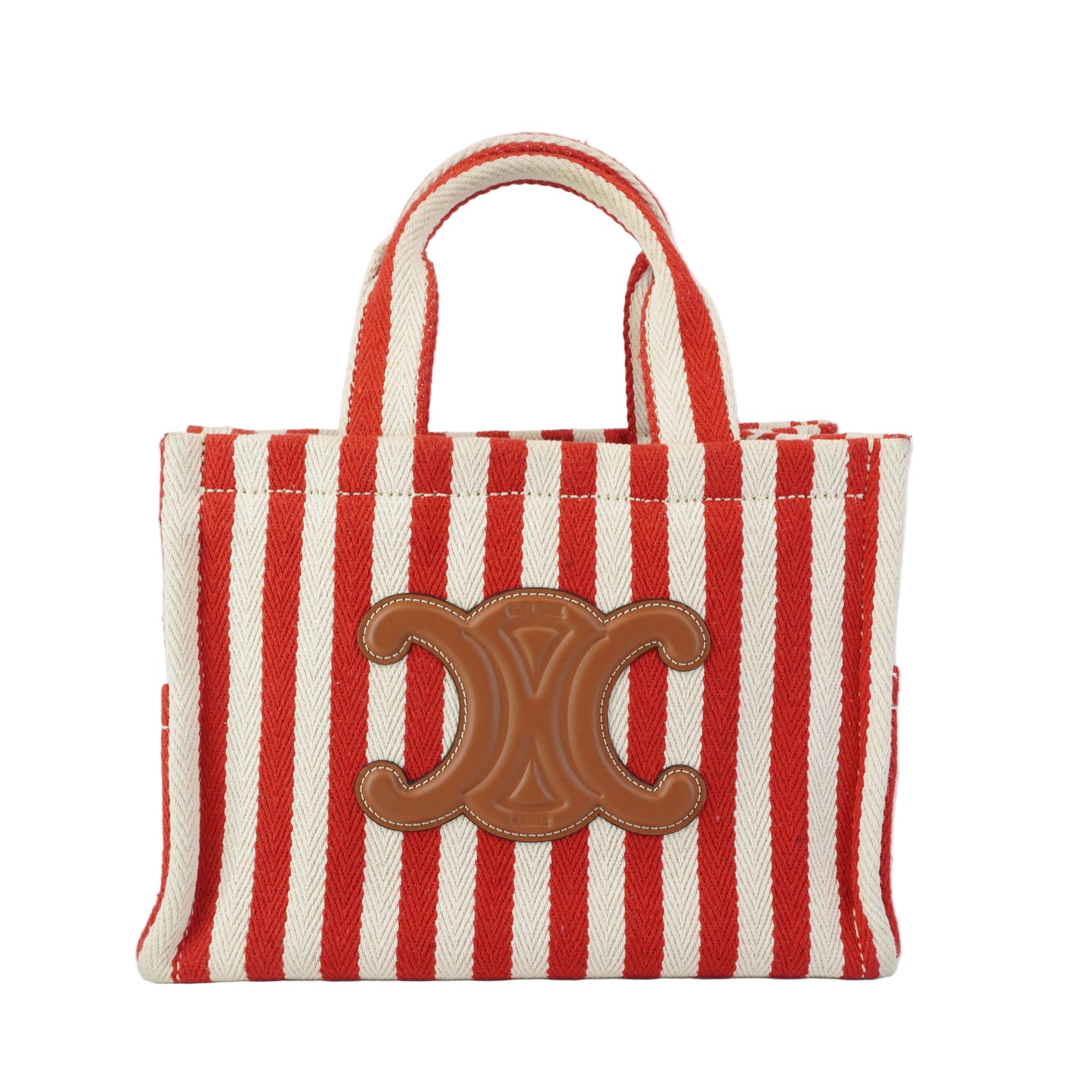 Celine	Tote Stripe Red/White