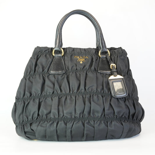 Prada Tessuto Gaufre Stachel GHW Medium