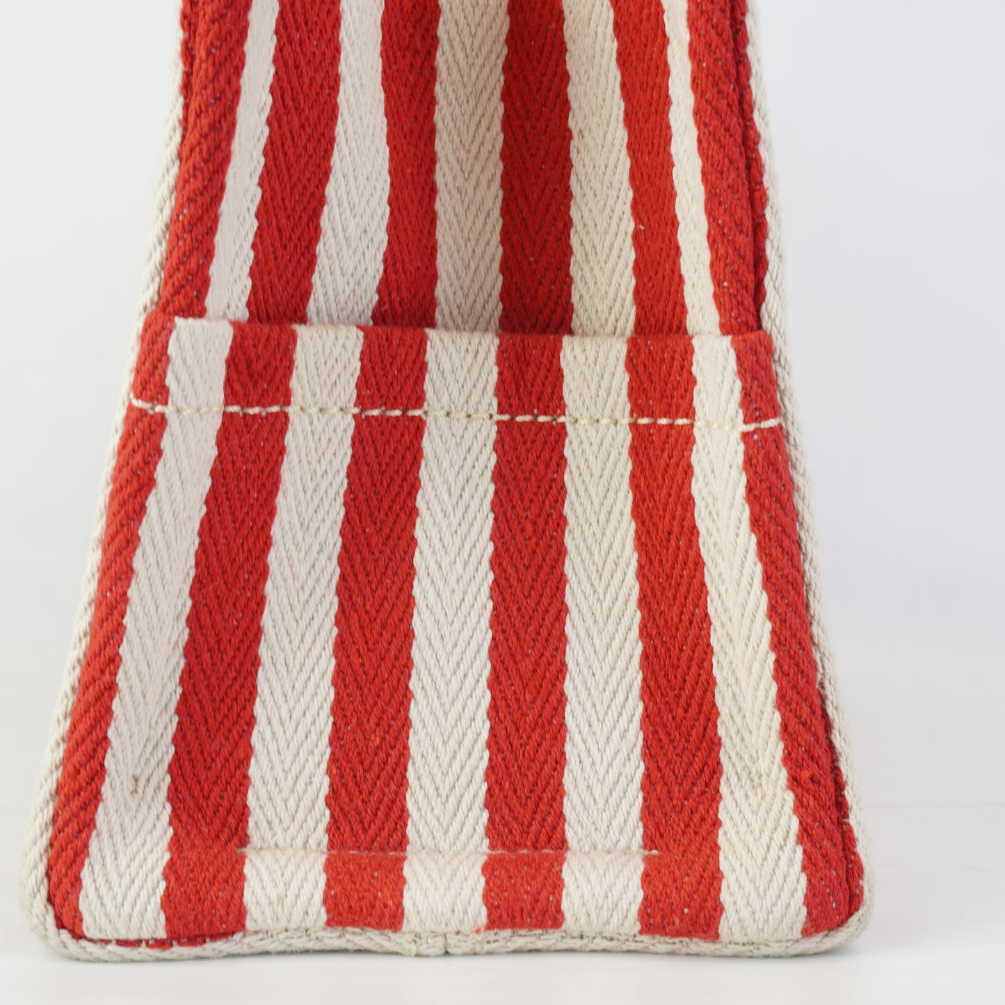 Celine	Tote Stripe Red/White