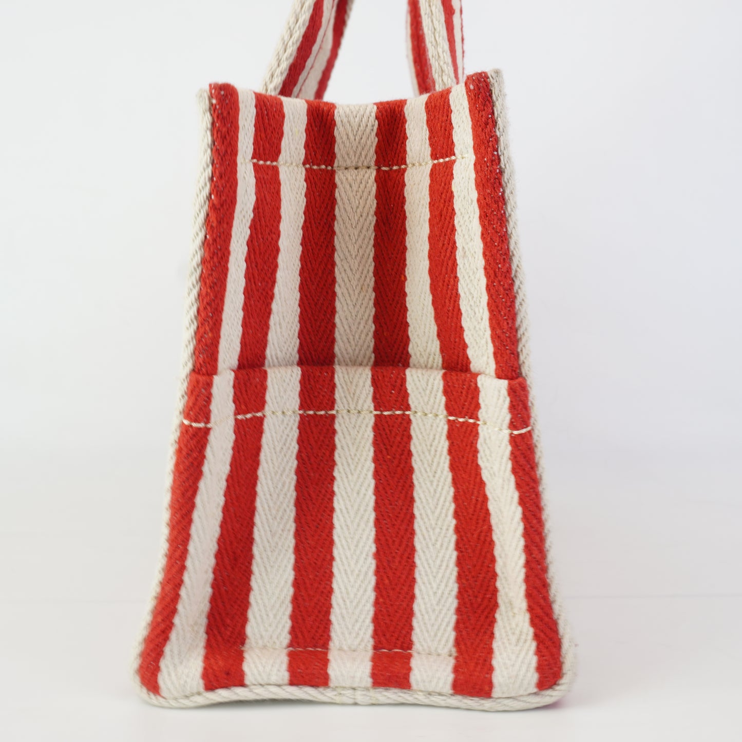 Celine	Tote Stripe Red/White