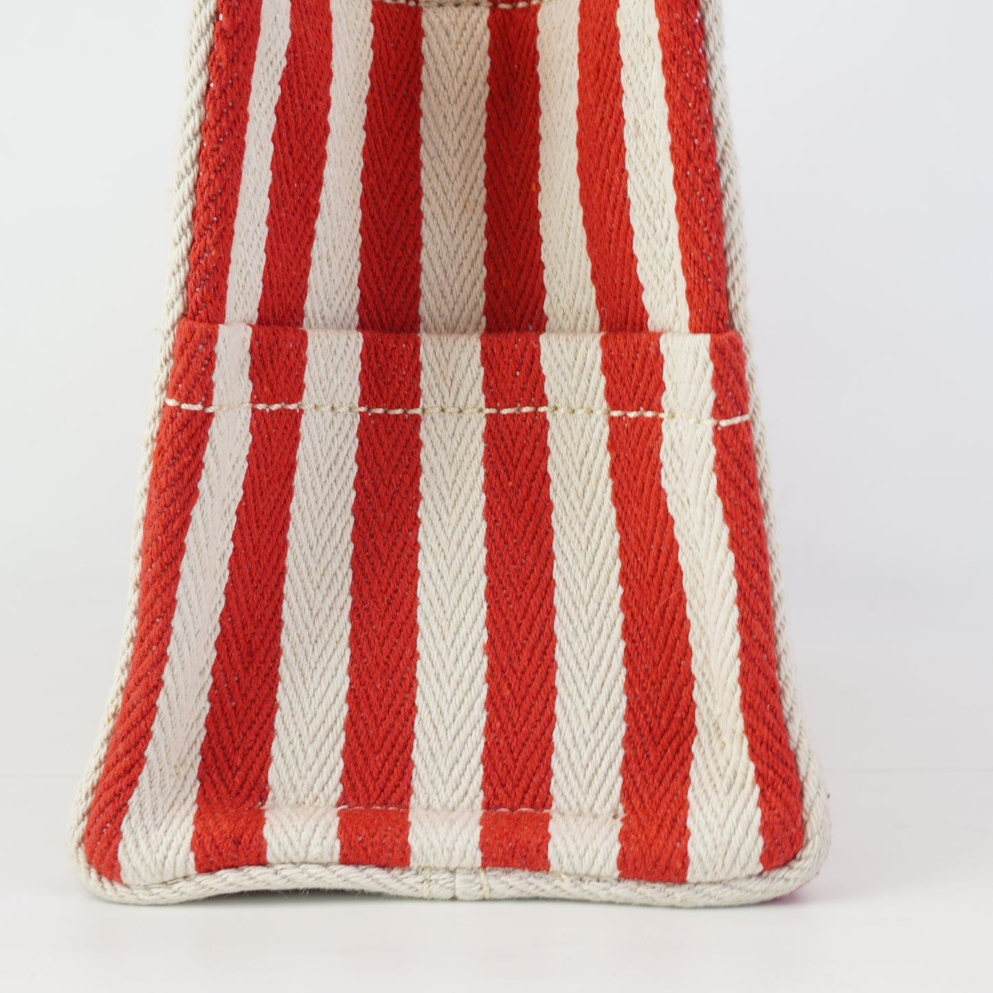 Celine	Tote Stripe Red/White