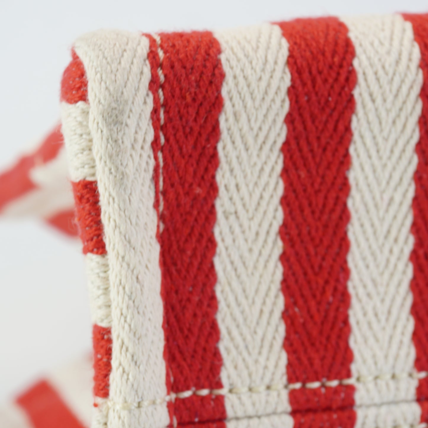 Celine	Tote Stripe Red/White