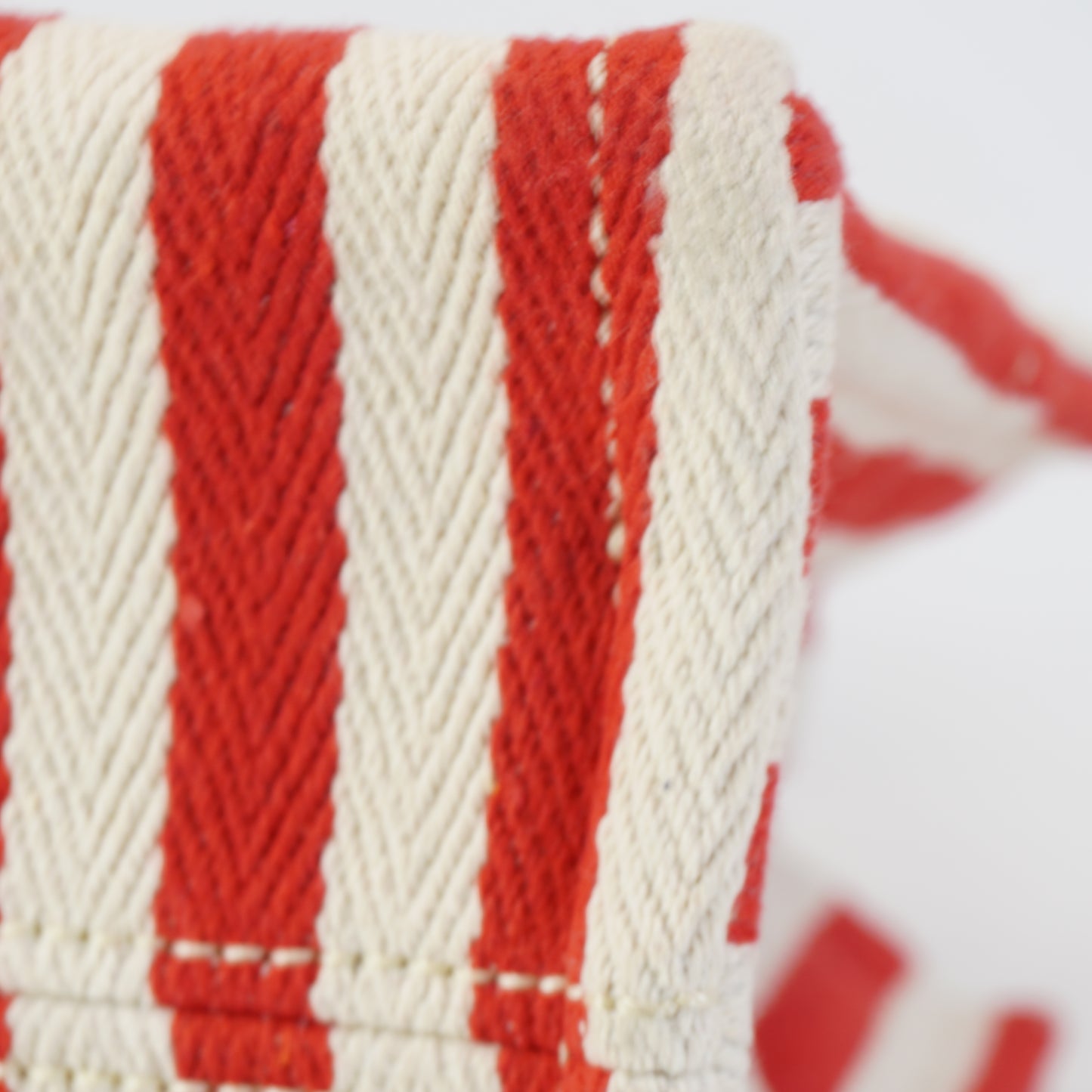 Celine	Tote Stripe Red/White