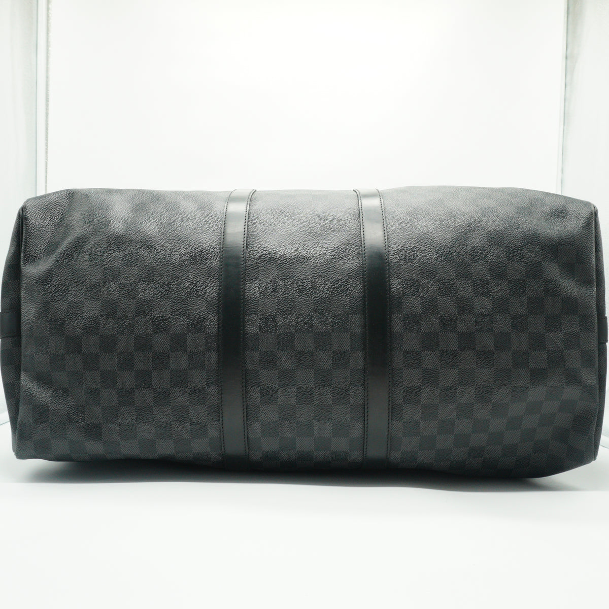 Louis Vuitton Keepall 55 Bnadouliere Black/Grey SHW